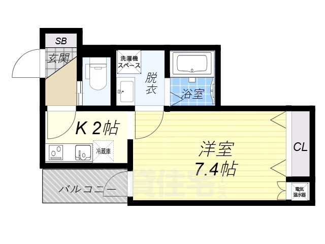 パシフィック千林の間取り