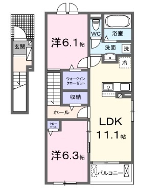 アリエッタ半田Ａの間取り