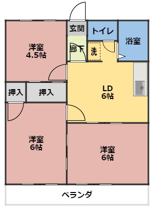 トラッドハウスBの間取り