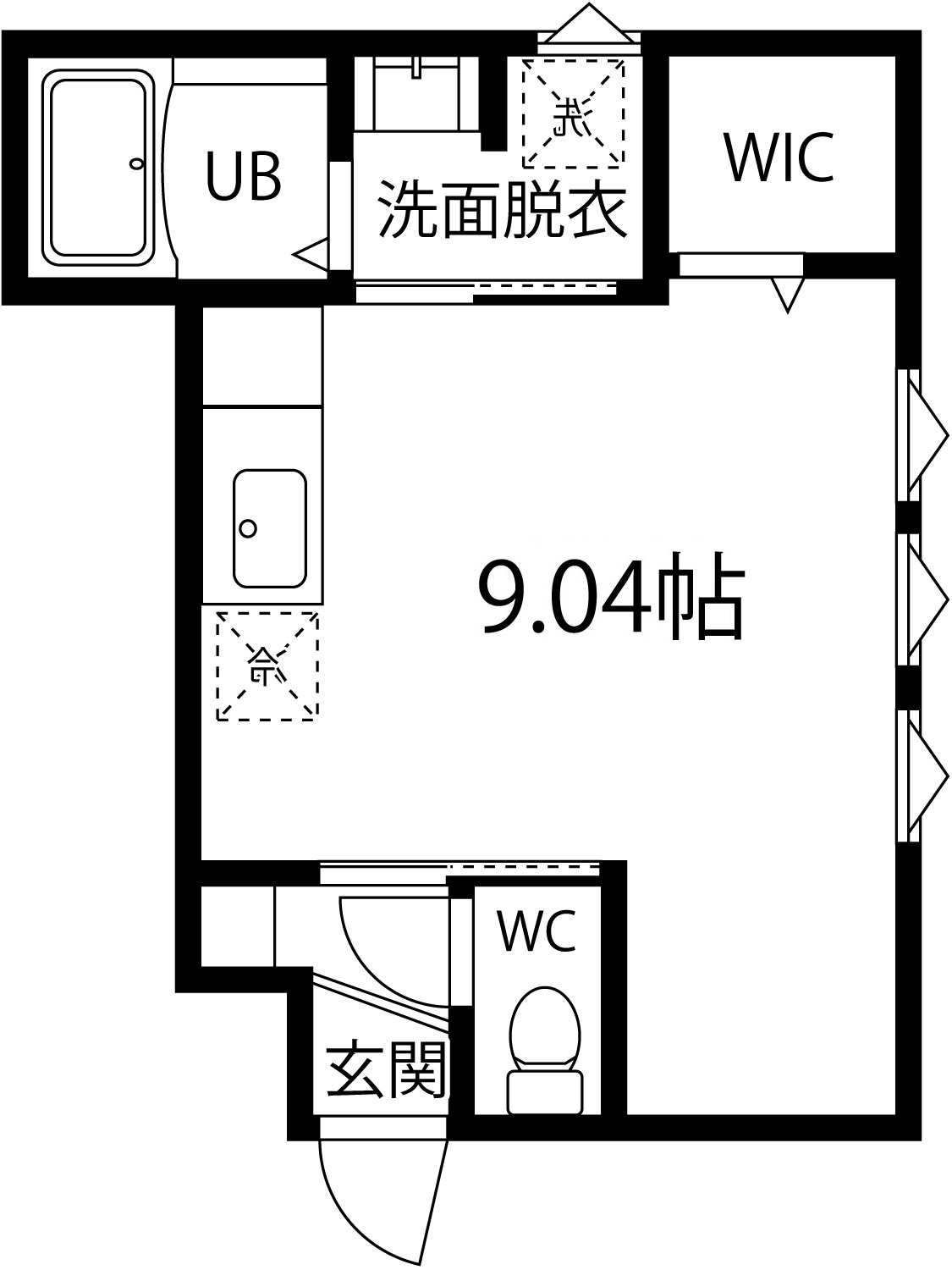 ファイブスターの間取り