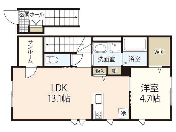 ヴェリテアムールIIの間取り