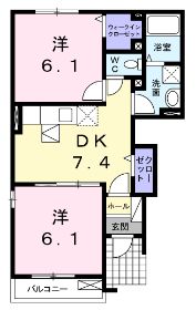 さぬき市昭和のアパートの間取り