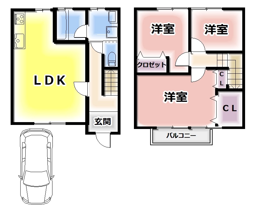 【フジパレス戸建大阪狭山Iの間取り】