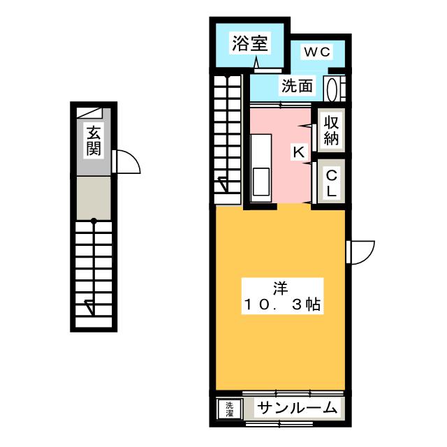 フォレスタ大和の間取り