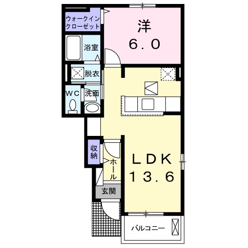 クリスタルＢの間取り