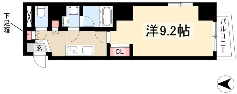 イースタンヒルズ八事の間取り