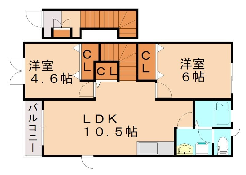 サンライズコートIIの間取り