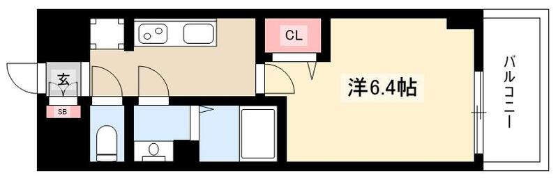 プレサンス広小路通今池の間取り