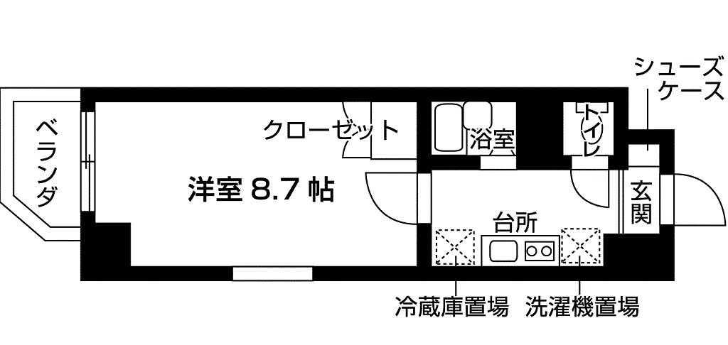 【パルコーポ・アイIIの間取り】