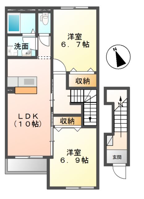 クレアトゥール千石の間取り