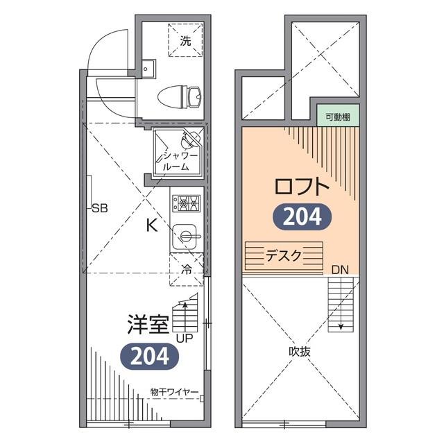 グランエッグス千歳烏山Aの間取り