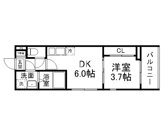 レア・オハナ山科の間取り