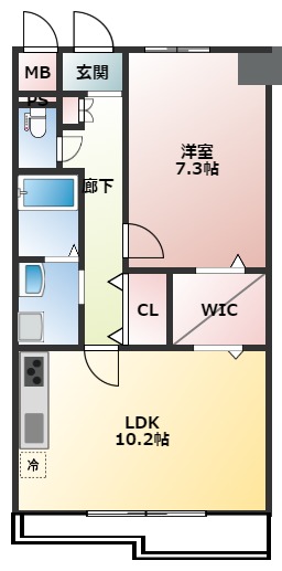 グランドゥール敷津の間取り