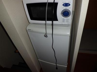 その他　冷蔵庫と電子レンジ。