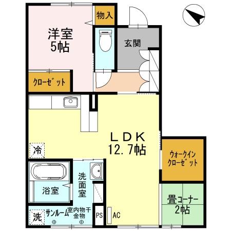 D-room本郷新IIの間取り