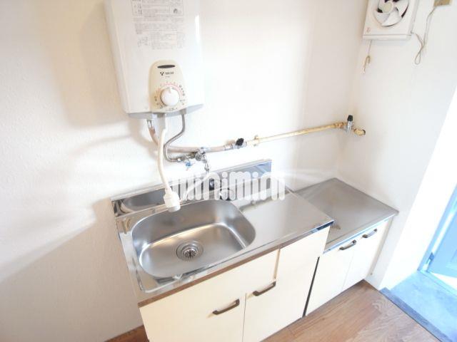 キッチン　ガスコンロ設置可能