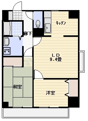 岩立ハイツの間取り