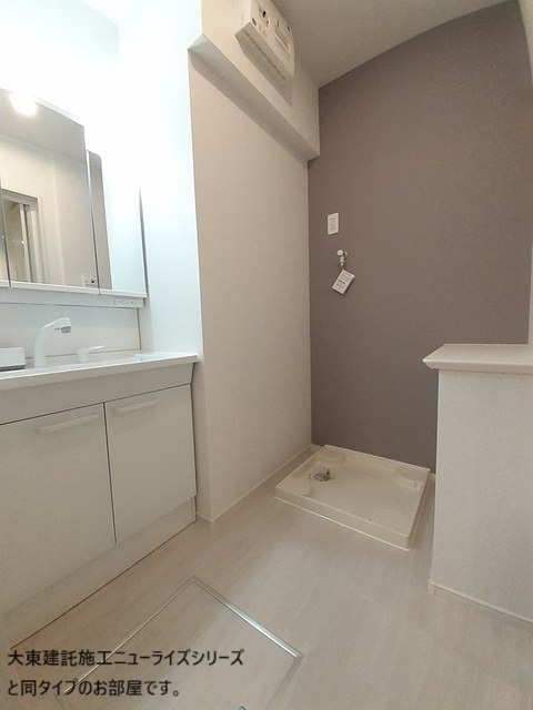 洗面設備　同物件別号室の写真です。