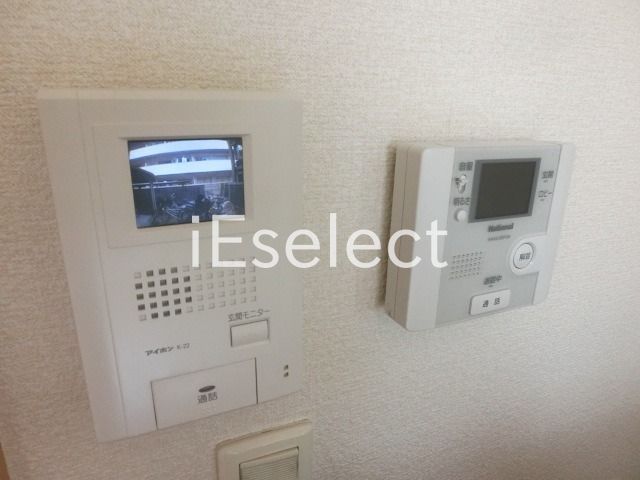 セキュリティ　来訪者が確認できるモニター付オートロック