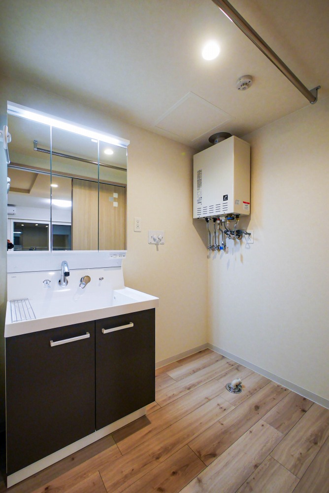 洗面設備　シャワードレッサー付きです！