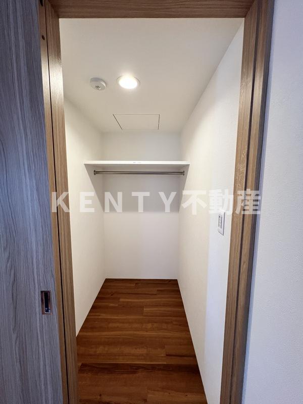 収納　たっぷりとした収納スペースです