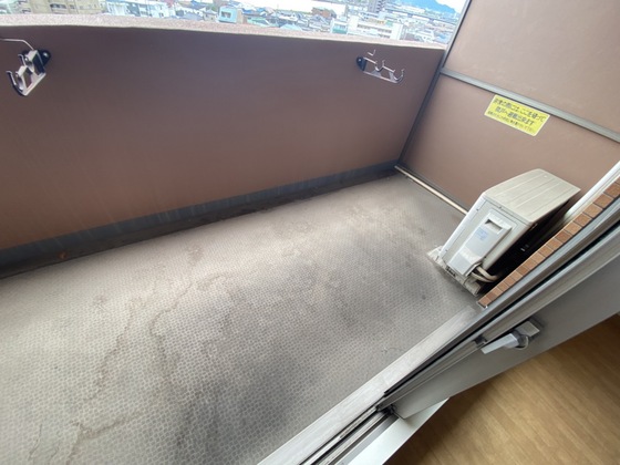 バルコニー　※別部屋の写真です