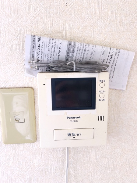 セキュリティ　※クリーニング前の写真です