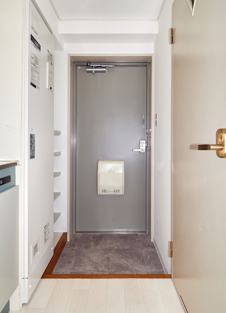 玄関　オープンシューズボックスあります