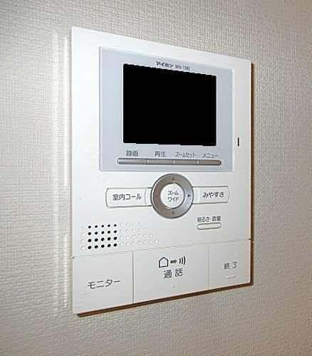 セキュリティ　モニター付きインターホン