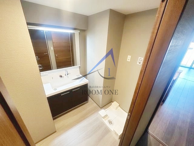 洗面設備　洗面台です。