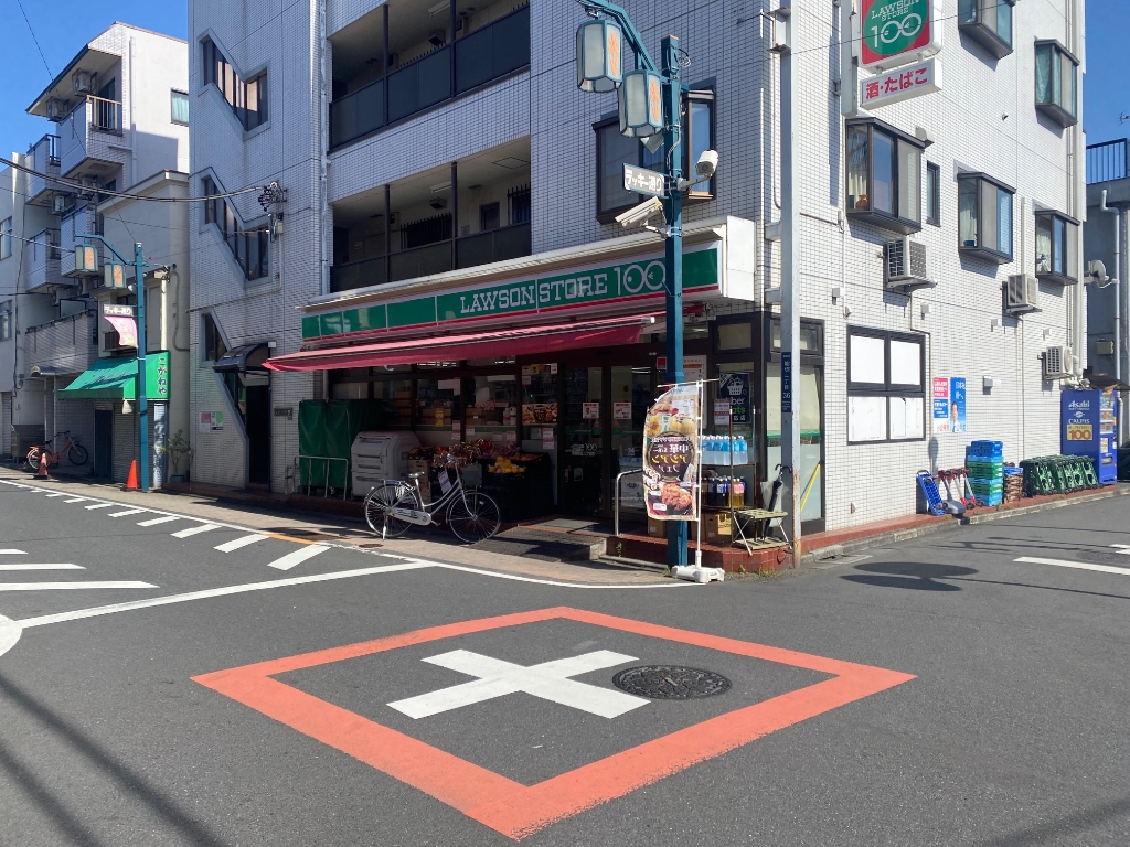 コンビニ　ローソンストア100 LS葛飾堀切二丁目店（コンビニ）まで113m