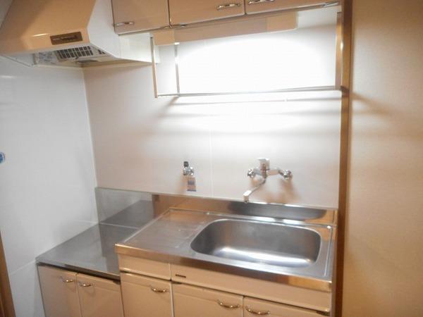 キッチン　ガスコンロ設置可！