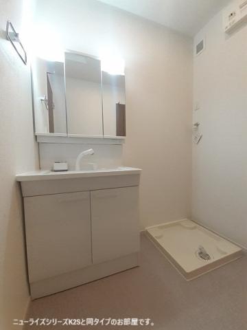 洗面設備　※同タイプ部屋の写真です。