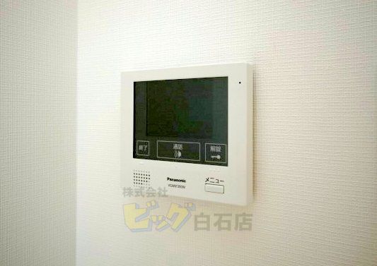セキュリティ　モニター付きインターホン完備しています♪