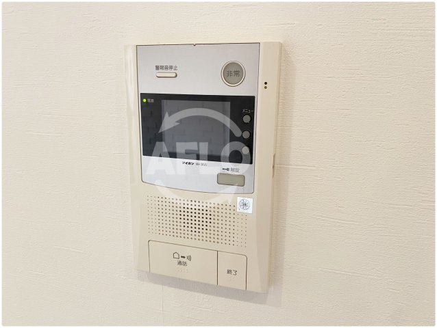 セキュリティ　クリアクレセント住之江　モニター付きインターホン