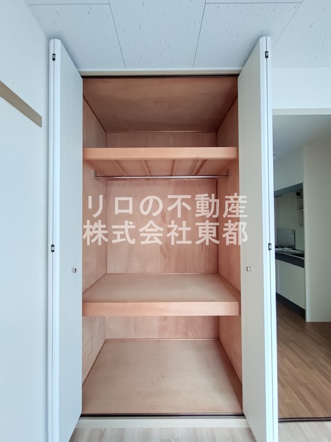 収納　奥行のある収納付です！増えがちな荷物をもスッキリ収納できます