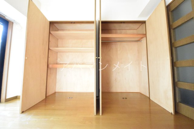 収納　たっぷりとした収納スペースです