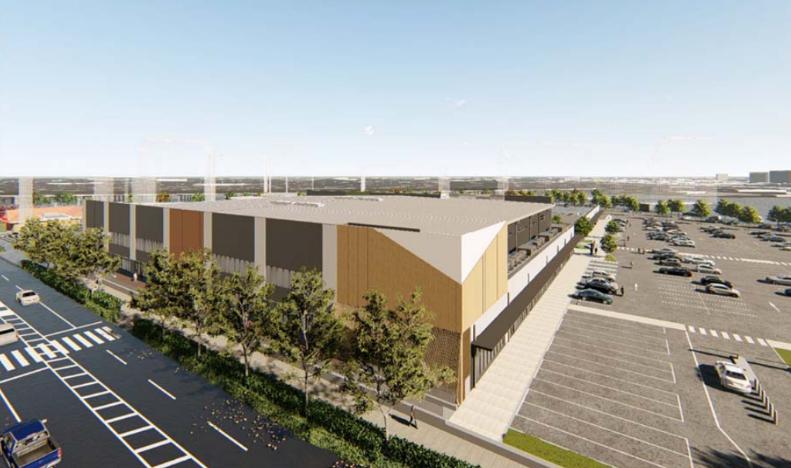 ショッピングセンター　ブランチ博多パピヨンガーデン（ショッピングセンター）まで618m