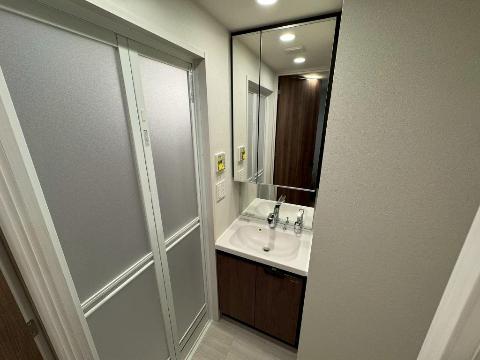 洗面設備　洗濯機置場