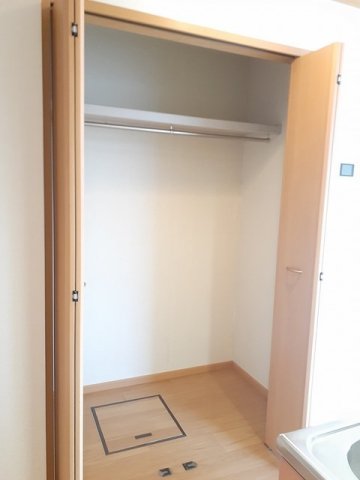 収納　ちょっとした収納スペースも充実しています