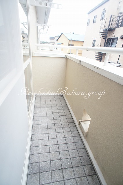 バルコニー　便利で嬉しいバルコニー付きです♪