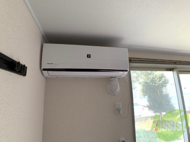 その他設備　エアコンが付いているので快適に過ごせそうです。