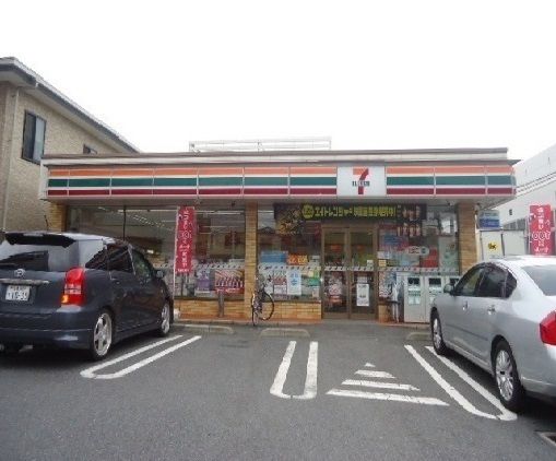 コンビニ　セブンイレブン東観音店（コンビニ）まで450m