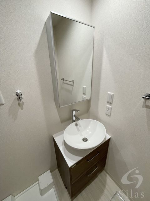 洗面設備　同仕様施工