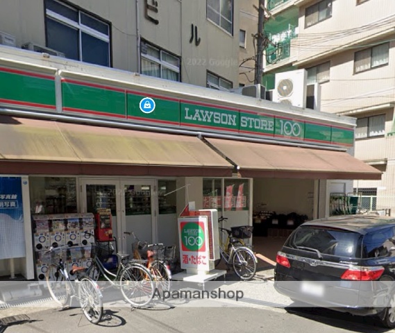 コンビニ　ローソンストア１００（コンビニ）まで340m