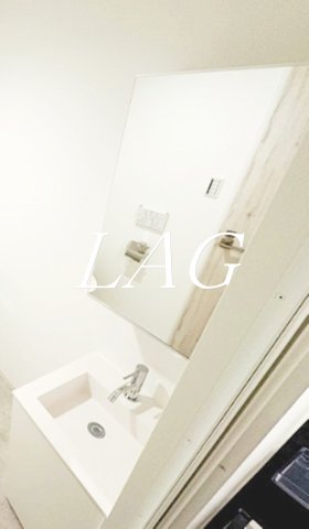 洗面設備　洗面台です。