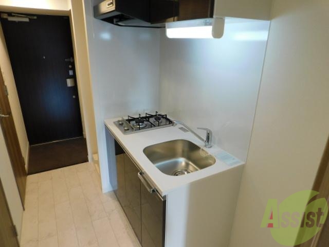 キッチン　２口ガスキッチンです