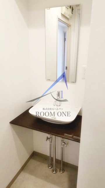 洗面設備　洗面台です。