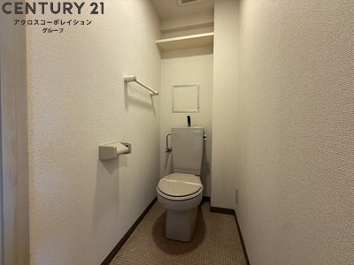 トイレ　収納棚ありでおすすめのトイレです