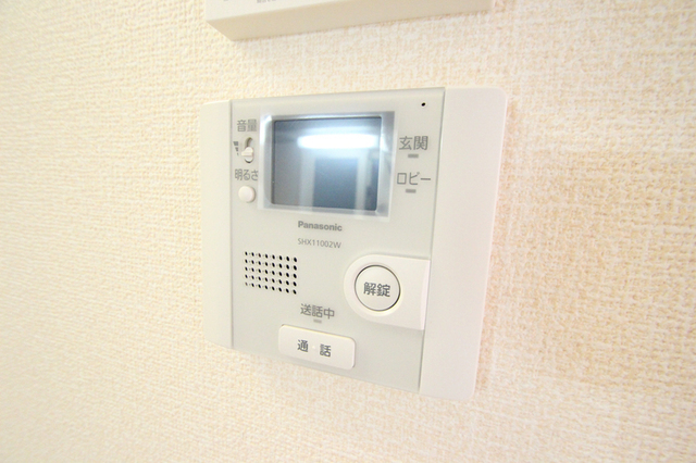セキュリティ　ＴＶモニター付きのドアホンです